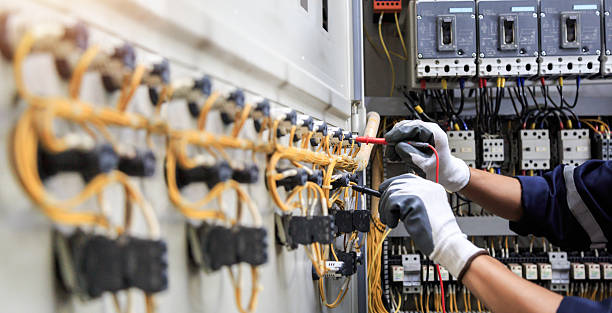 Professional Electrician technician working in Fulton, TX